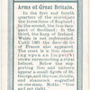 Arms of Great Britain and Ireland.