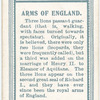 Arms of England.