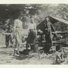 Spanish-American war photograph, 1898, an army kitchen