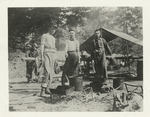 Spanish-American war photograph, 1898, an army kitchen