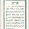 Town arms, Dover.
