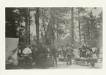 Camps at Tampa, Florida, serving dinner, 1898