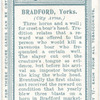 City arms, Bradford, Yorks.