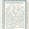 Borough arms, Huddersfield.