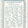 Borough arms, Leamington.