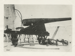 Occupation of Porto [i.e. Puerto] Rico by U.S. forces. 15CM BLR gun and carriage mounted in eastern exterior battery on El Morro, San Juan, P.R., 1898