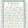 City arms, Lincoln.