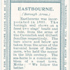 Borough arms, Eastbourne.