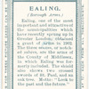 Borough arms, Ealing, Middlesex.