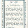 Borough arms, Poplar, E.