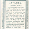 Borough arms, Appleby.