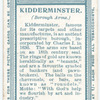 Borough arms, Kidderminster.