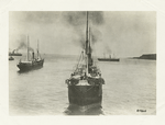 U.S. transports at Siboney, Cuba, 1898.