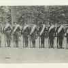 Squad of soldiers (volunteers) at Tampa, 1898