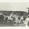 Refugees from Santiago, Cuba, entering El Caney, Cuba, July 3, 1898