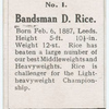 Bandsman Rice.