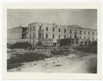 Occupation of Porto [i.e. Puerto] Rico by U.S. forces. Spanish barracks at San Juan showing effects of artillery fire, 1898.