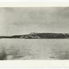 Scenes during the occupation of Santiago, Cuba, 1898. Harbor entrance from the sea, Santiago, Cuba.
