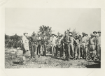 Spanish prisoners with American guards.