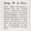 Sergt. W.A. Rice.