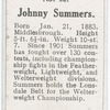 Johnny Summers.