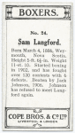 Sam Langford.