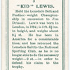 "Kid" Lewis.