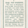 Sergt. Pat O'Keeffe.