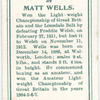 Matt Wells.