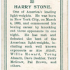 Harry Stone.