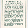 Bandsman Rice.