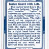 Inside guard with left.