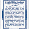 Avoiding right lead and cross-countering with the left.