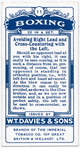 Avoiding right lead and cross-countering with the left.