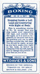 Stepping inside a left lead and countering with right at body.