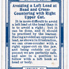 Avoiding a left lead at head and cross-countering with right upper-cut.