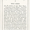 Max Baer.