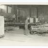 The finished product on baking plate just as it is taken out of the ovens. It is now placed in carts and wheeled off to the store-room where it is kept ready for issue. Advance Section No. 1, QM.C., Is. sur Tille, Cote d'Or, Feb. 5, 1919.