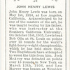 John Henry Lewis.