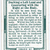 Ducking a left lead and countering with the right at body.