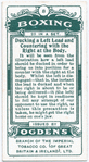 Ducking a left lead and countering with the right at body.