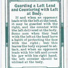 Guarding a left lead and countering with left at body.