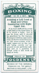 Avoiding a left lead at head and cross-countering with right upper cut.