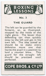 Guard for a Straight Left.