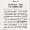 Ducking Left and Countering to Body.
