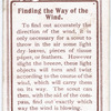 Finding the Way of the Wind.