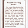 Wool Collecting Game.