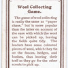 Wool Collecting Game.