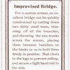 Improvised Bridge.
