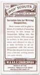 Invisible Ink for Writing Despatches.